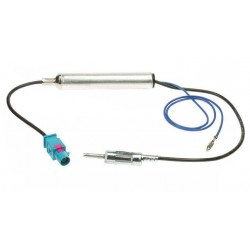 Переходник антенный ISO ANT-2 "FAKRA" (Активный) / Audi, BMW, Citroën, Mercedes, Opel, Peugeot, Renault, Seat, Skoda, VW, KIA Ceed